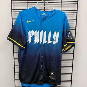 BRYCE HARPER NIKE PHILLIES MENS CITY CONNECT LIMITED BASEBALL JERSEY